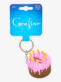 Coraline Welcome Home Cake Molded Keychain — BoxLunch Exclusive