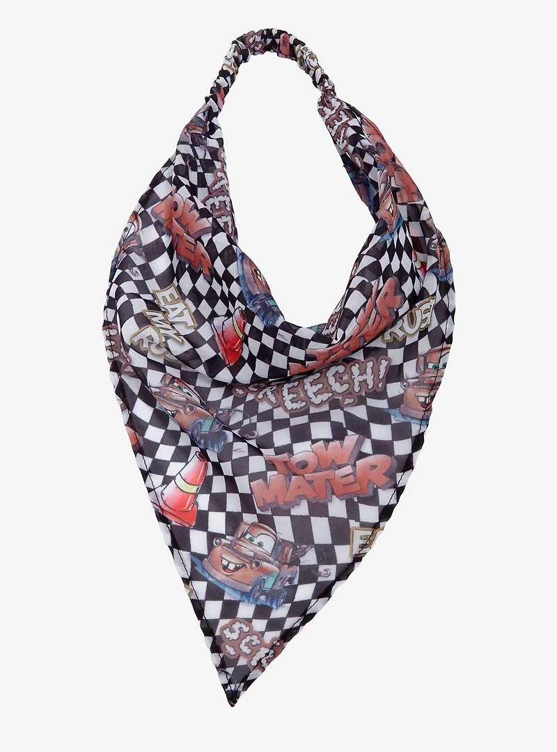 Disney Pixar Cars Tow Mater Checkered Bandana Headband — BoxLunch Exclusive