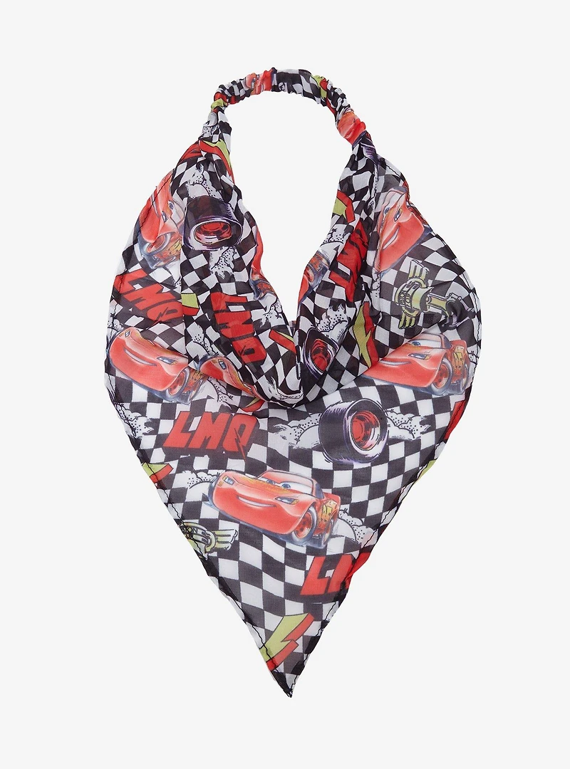 Disney Pixar Cars Lightning McQueen Checkered Bandana Headband — BoxLunch Exclusive