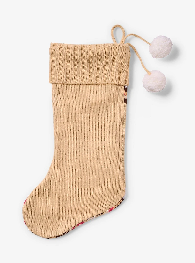 Disney Winnie the Pooh Holiday Knit Stocking — BoxLunch Exclusive