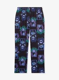Disney The Nightmare Before Christmas Jack Skellington & Sally Metal Portraits Allover Print Sleep Pants - BoxLunch Exclusive