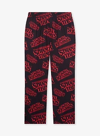 Stranger Things Title Allover Print Sleep Pants — BoxLunch Exclusive