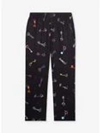 Disney Kingdom Hearts Keyblades Allover Print Sleep Pants - BoxLunch Exclusive