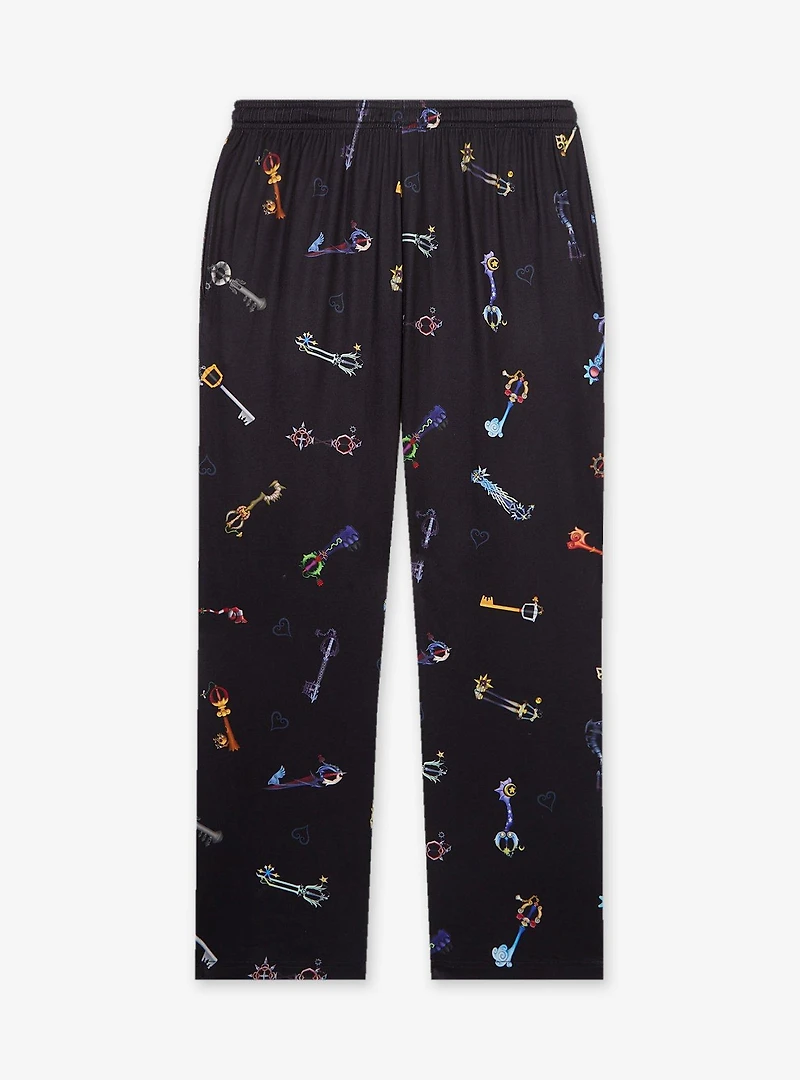 Disney Kingdom Hearts Keyblades Allover Print Sleep Pants - BoxLunch Exclusive