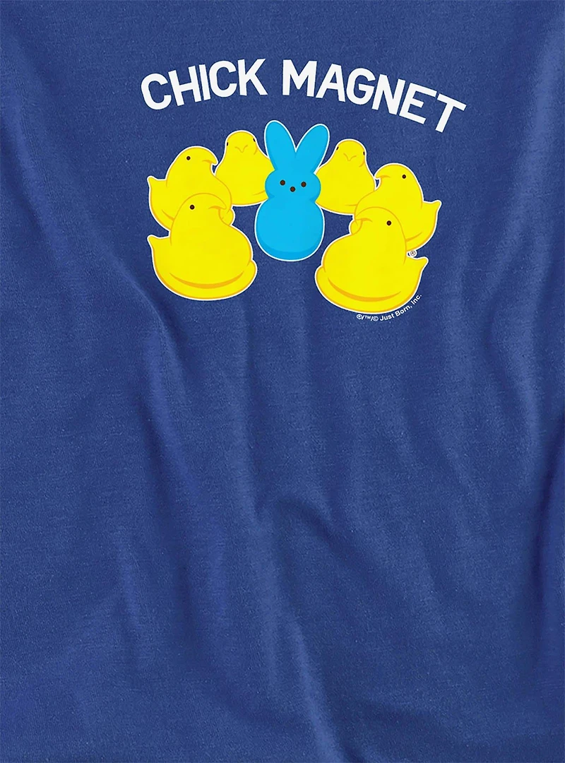 Peeps Easter Chick Magnet With Bunny Womens Crop Top