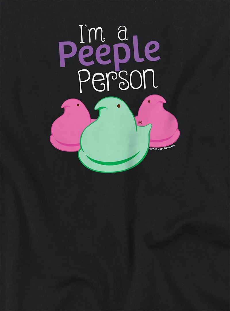 Peeps Easter I'm A Peeple Person Womens Crop Top