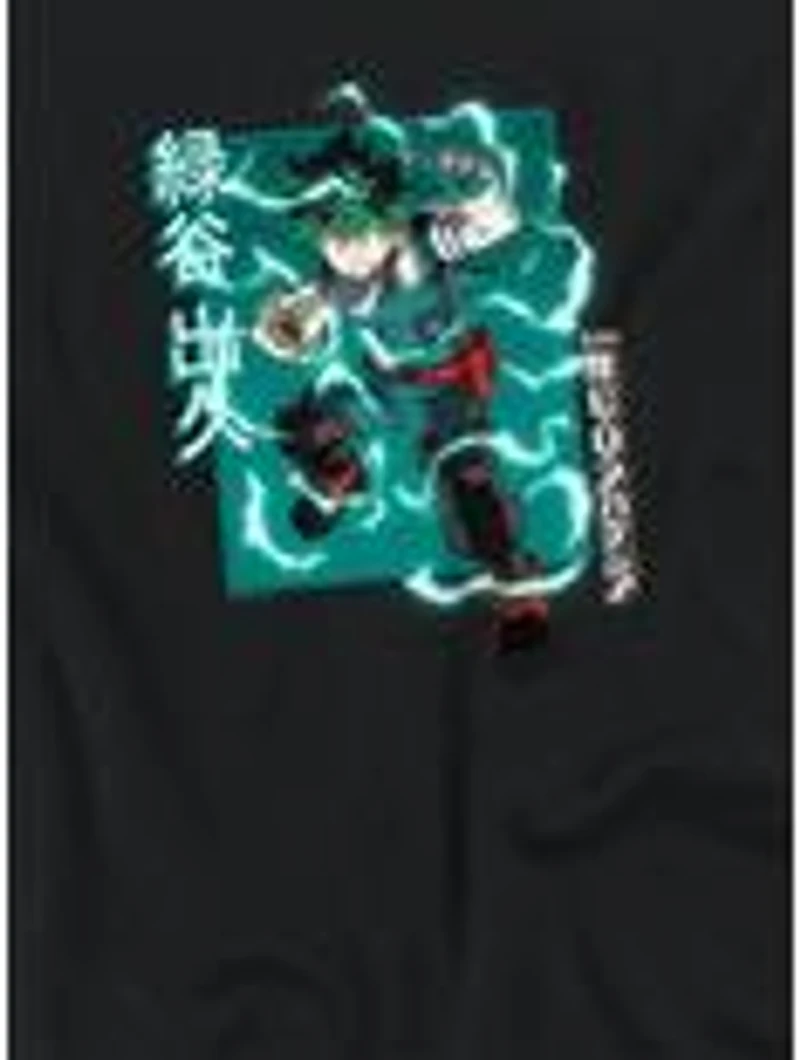 My Hero Academia Izuku Midoriya Heroic Pose Women's Crop Top T-Shirt