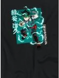 My Hero Academia Izuku Midoriya Heroic Pose Women's Crop Top T-Shirt