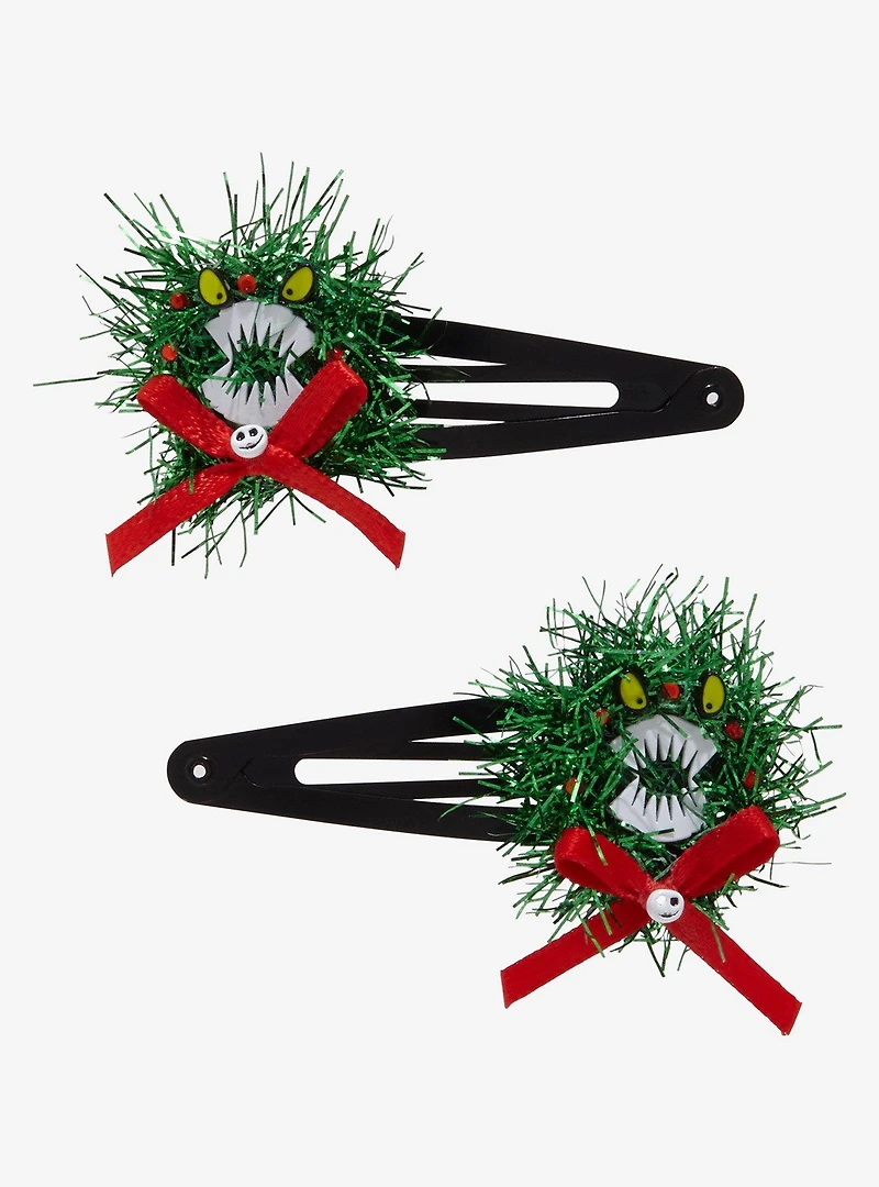 Disney The Nightmare Before Christmas Wreath Hair Clip Set