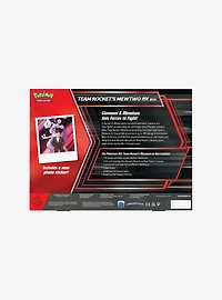 Pokémon Trading Card Game Team Rocket's Mewtwo Ex Box