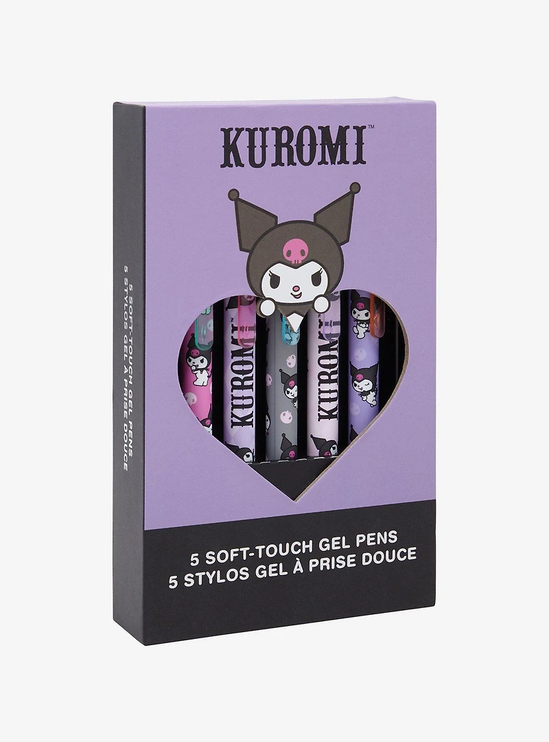 Sanrio Kuromi Soft-Touch Colored Ink Gel Pen Set