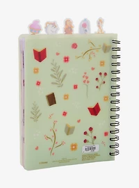 Disney Beauty and the Beast Floral Icons Figural Tab Journal - BoxLunch Exclusive