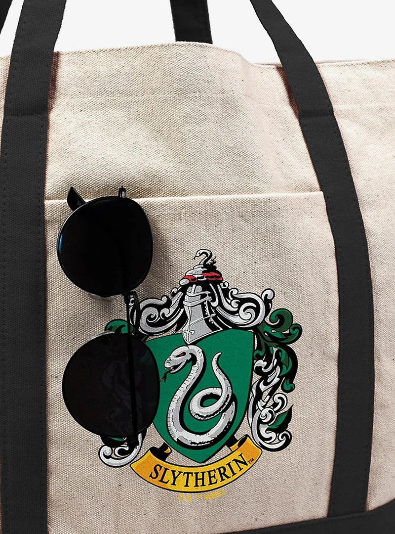 Harry Potter Slytherin Crest Canvas Tote Bag