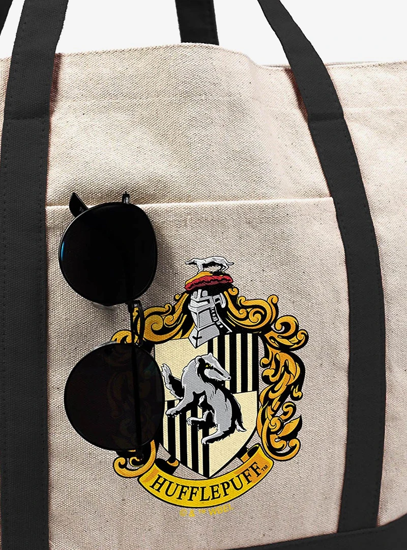 Harry Potter Hufflepuff Crest Canvas Tote Bag