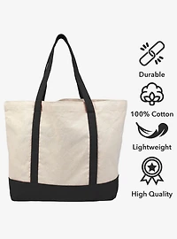 Harry Potter Hufflepuff Crest Canvas Tote Bag