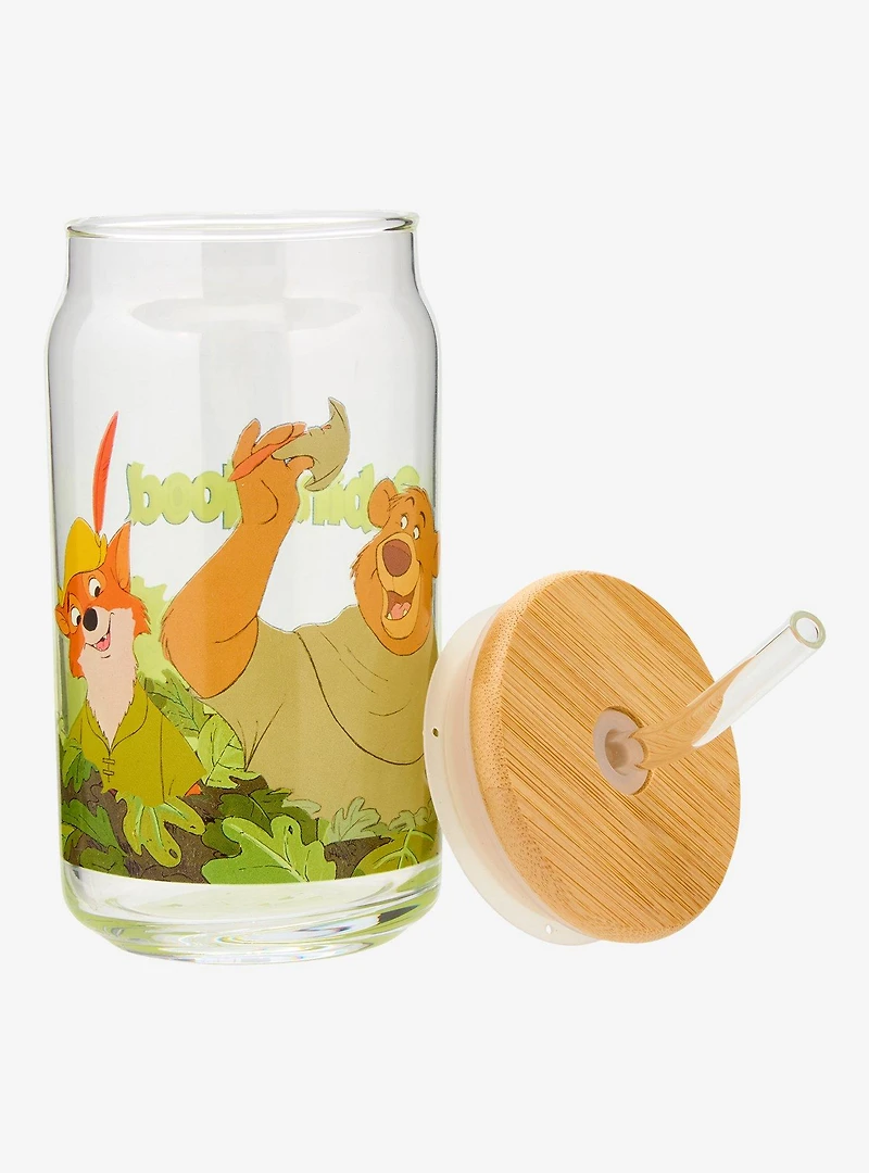 Disney Robin Hood Title Glass With Lid — BoxLunch Exclusive