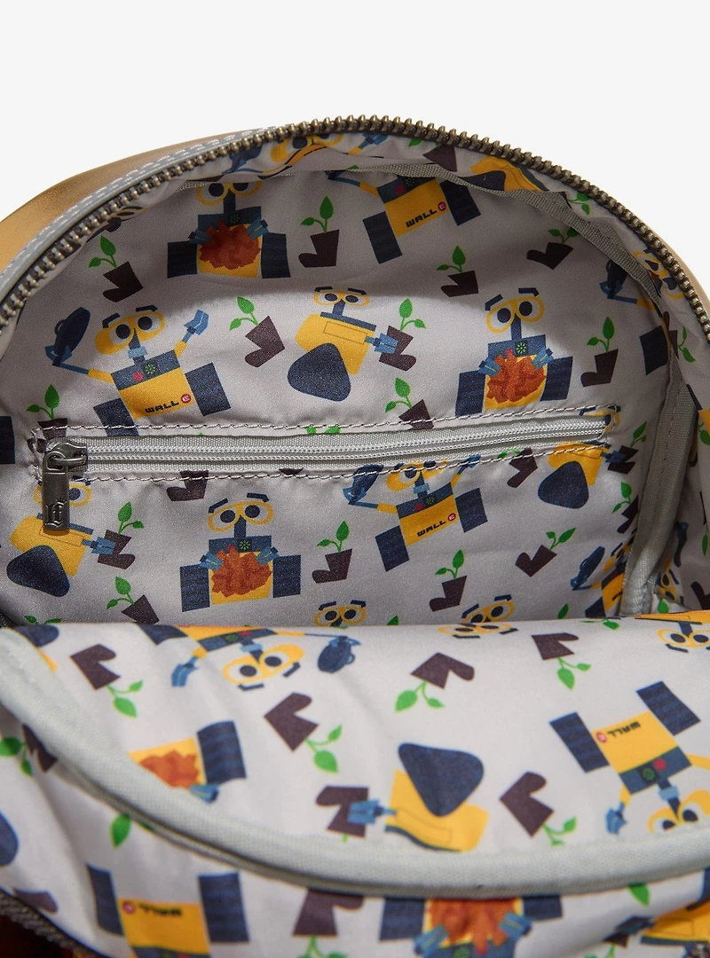 Loungefly Disney Pixar WALL-E Metallic WALL-E Figural Mini Backpack - BoxLunch Exclusive