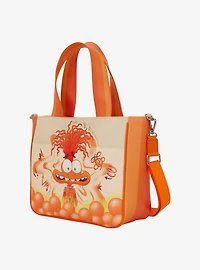 Loungefly Disney Pixar Inside Out 2 Anxiety Tote Bag with Coin Purse