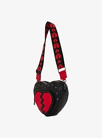 Loungefly Broken Heart Figural Crossbody Bag