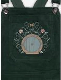 the Lord of Rings Embroidered Icons Corduroy Overall Dress - BoxLunch Exclusive
