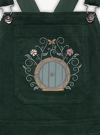 the Lord of Rings Embroidered Icons Corduroy Overall Dress - BoxLunch Exclusive