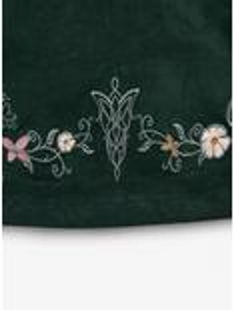 the Lord of Rings Embroidered Icons Corduroy Overall Dress - BoxLunch Exclusive