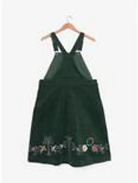 the Lord of Rings Embroidered Icons Corduroy Plus Overall Dress - BoxLunch Exclusive
