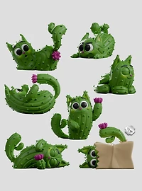 Kaleidos Creative Pricklepuss The Cactus Cat Blind Box Figure