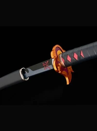 Bandai Spirits Demon Slayer: Kimetsu no Yaiba Proplica Tanjiro Kamado Nichirin Sword (Kyojuro Rengoku's Sword Guard Ver.)
