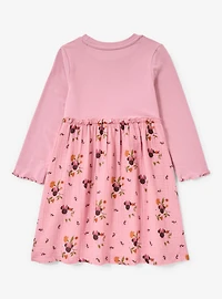Disney Minnie Mouse Floral Toddler Long Sleeve T-Shirt Dress - BoxLunch Exclusive