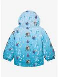 Disney Frozen Characters Allover Print Toddler Puffer Jacket - BoxLunch Exclusive