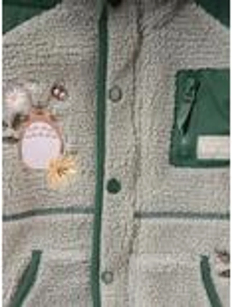 Studio Ghibli® My Neighbor Totoro Floral Toddler Sherpa Jacket - BoxLunch Exclusive