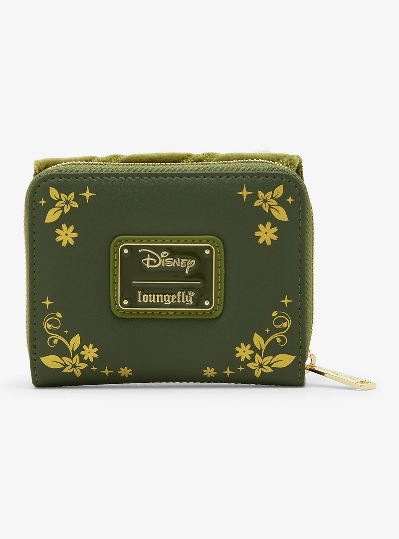Loungefly Disney Peter Pan Tinker Bell Velvet Quilted Wallet - BoxLunch Exclusive