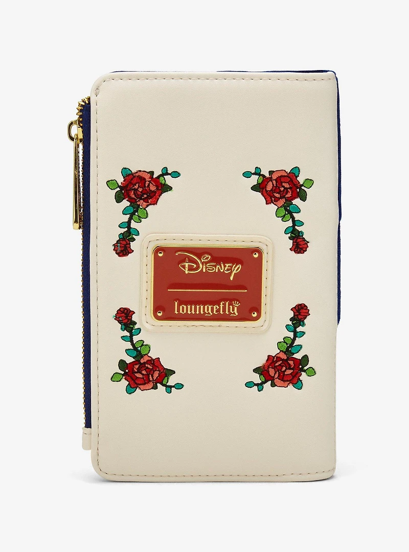 Loungefly Disney Beauty and the Beast Ballroom Velvet Snap Wallet — BoxLunch Exclusive