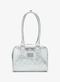 Loungefly Disney Mickey & Minnie Silver Metallic Purse — BoxLunch Exclusive
