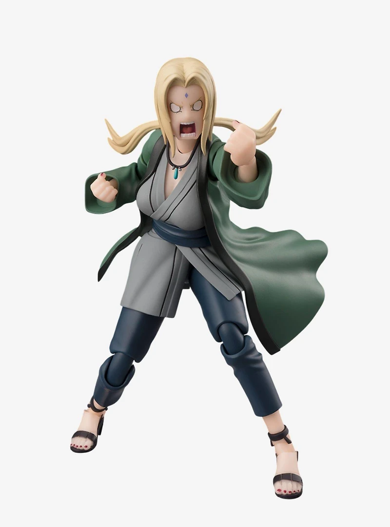 Bandai Spirits Naruto Shippuden S.H.Figuarts Tsunade (The Legendary Medical Ninja) Figure