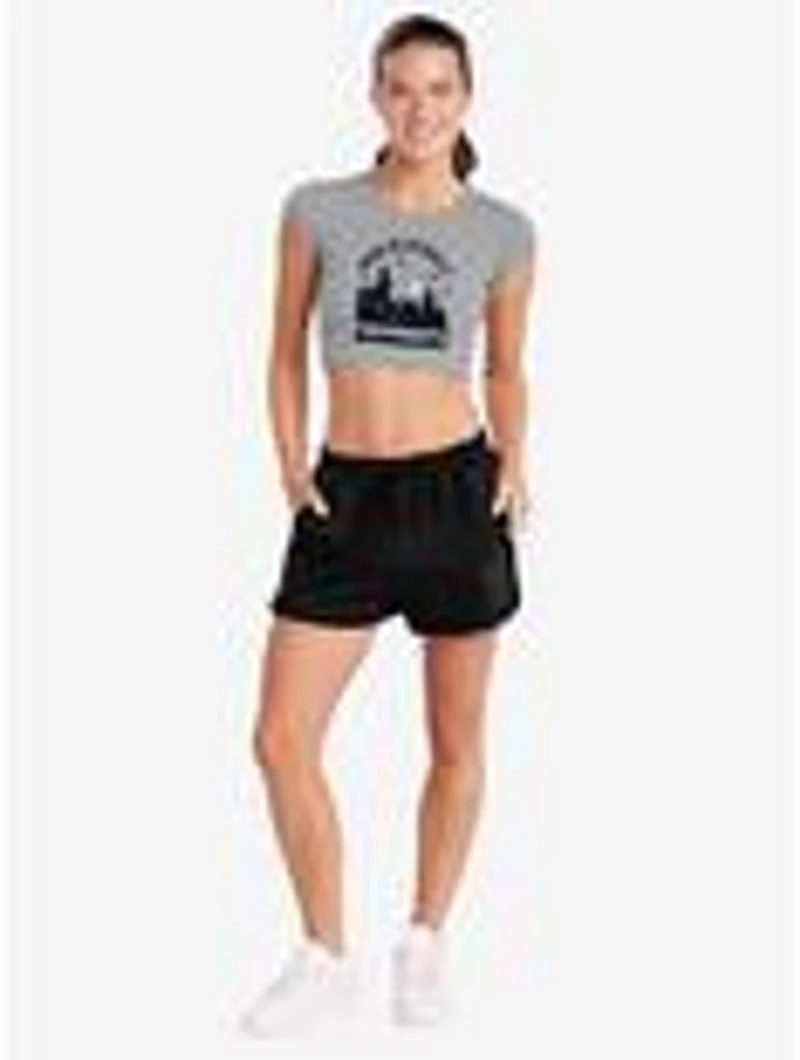 Harry Potter Birthday At Hogwarts Cap Sleeve Baby Rib Women's Crop Top