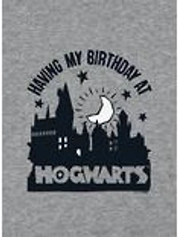 Harry Potter Birthday At Hogwarts Cap Sleeve Baby Rib Women's Crop Top