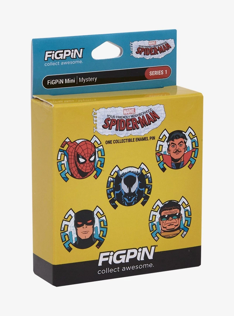 FiGPiN Marvel Your Friendly Neighborhood Spider-Man Series 1 Blind Box Enamel Pin