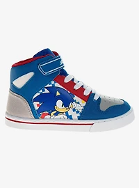 Sonic The Hedgehog Boys High Top Canvas Sneakers
