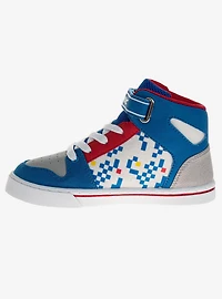 Sonic The Hedgehog Boys High Top Canvas Sneakers