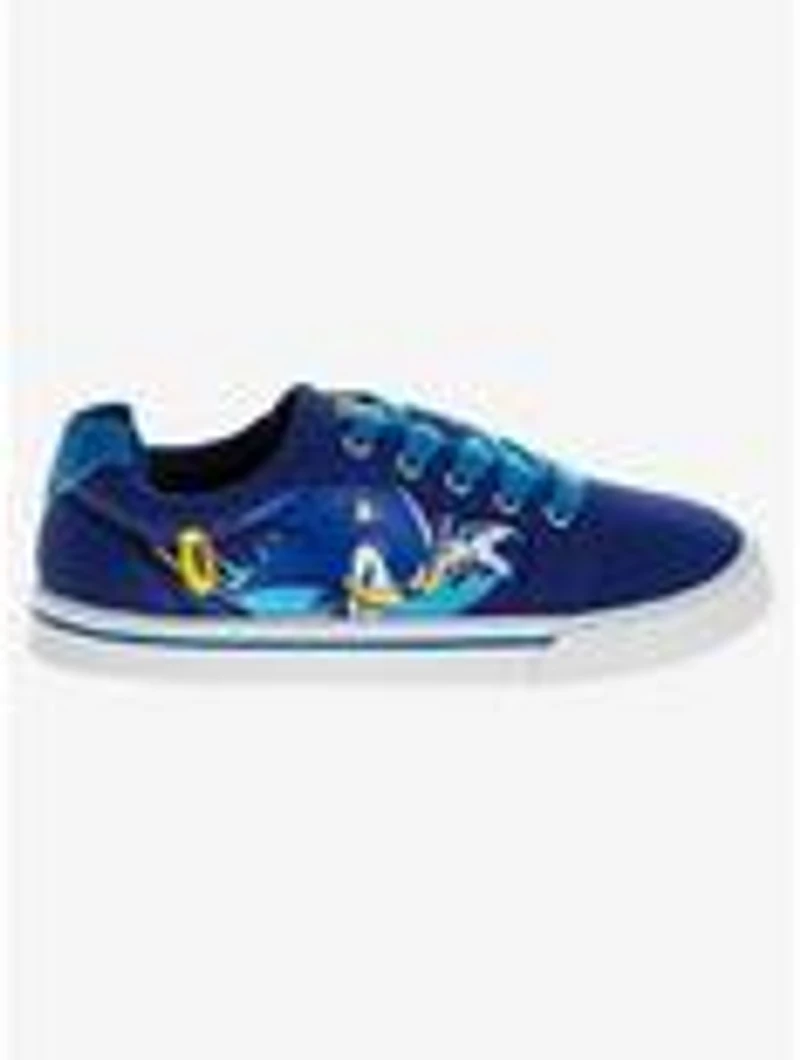 Sonic The Hedgehog Boys Lace Up Canvas Sneakers