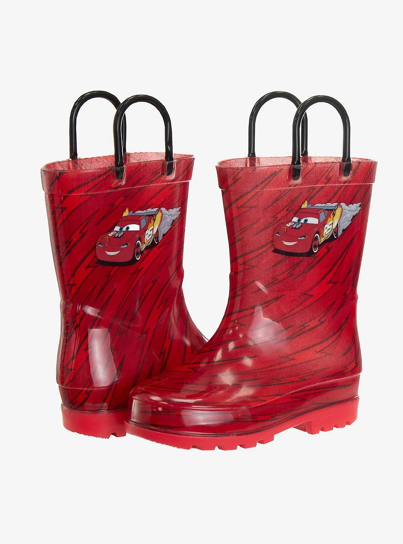 Disney Pixar Cars Lightning McQueen Toddler & Boys Rainboots