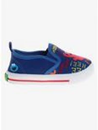 Sesame Street Elmo and Cookie Monster Slip-On Toddler & Kids Canvas Sneakers