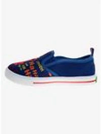 Sesame Street Elmo and Cookie Monster Slip-On Toddler & Kids Canvas Sneakers