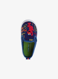 Sesame Street Elmo and Cookie Monster Slip-On Toddler & Kids Canvas Sneakers