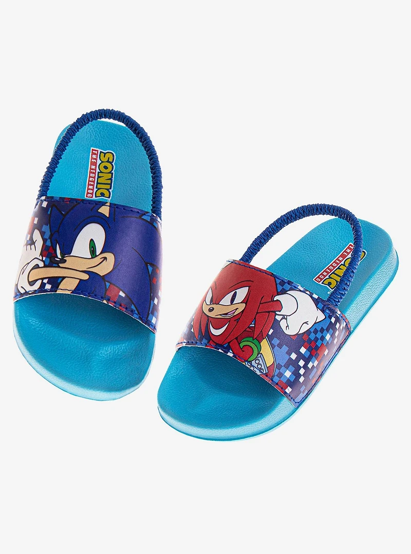 Sonic The Hedgehog Toddler & Boys Dual Sizes Slides