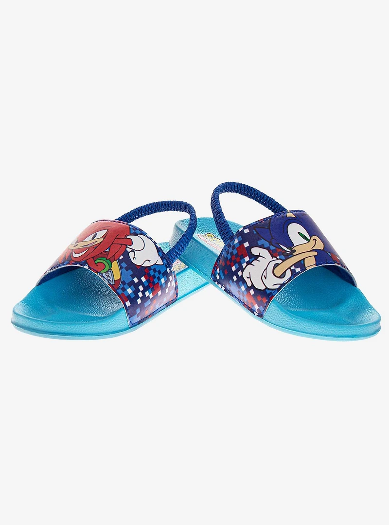 Sonic The Hedgehog Toddler & Boys Dual Sizes Slides