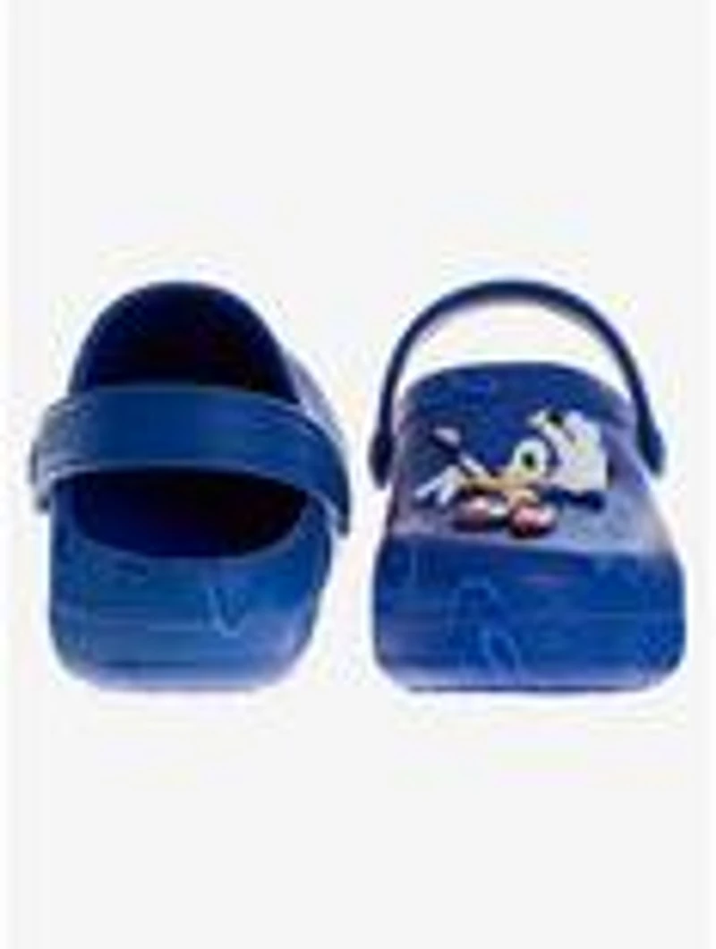 Sonic The Hedgehog Toddler & Boys Dual Sizes Clogs
