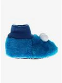 Sesame Street Happy Cookie Monster Toddler & Kids Slippers